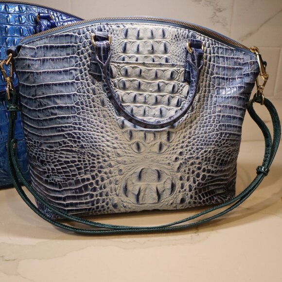 Brahmin Coastal Large Duxbury Satchel with shoulder strap - Picture 5 of 15